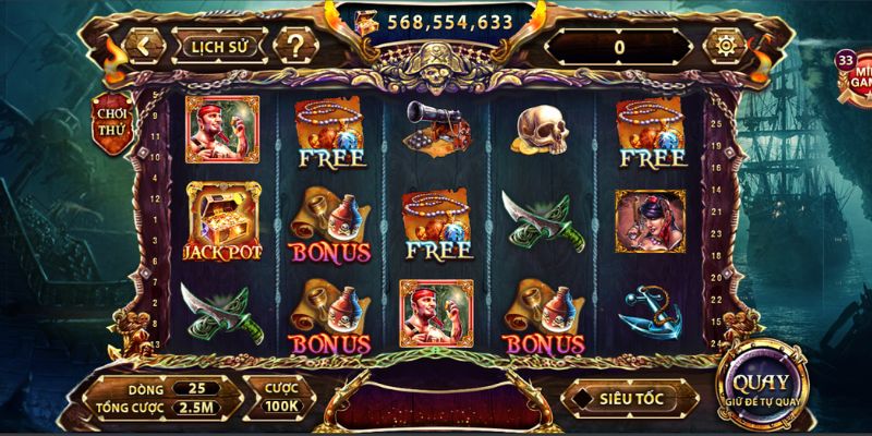 Pirate King – Slot Game Chủ Đề Cướp Biển Hot Nhất 2025 4 Chơi Pirate King - Chơi hay thưởng khủng